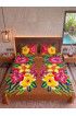 Hand Painted Rayon Bedsheet Set King Size Hand Painted Rayon Bedsheet Set King Size